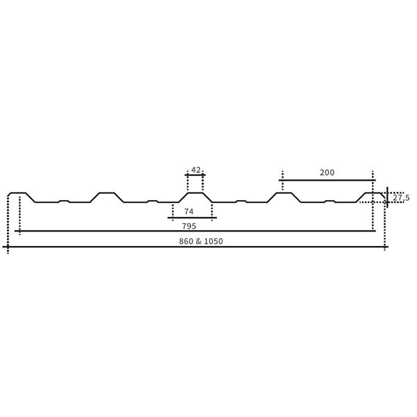 PVC Panel Trapez